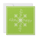Snowflake Holiday Party Invitation