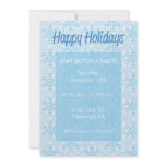 Snowflake Holiday Party Invitation