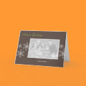 Snowflake Holiday Template cards