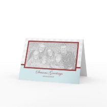 Snowflake Holiday Template cards