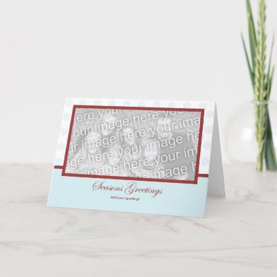 Snowflake Holiday Template cards