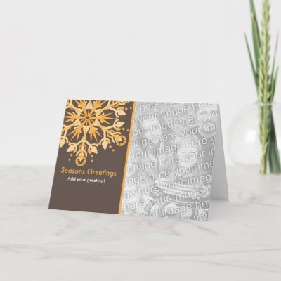 Snowflake Holiday Template cards