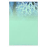 snowflake in blue 8 stationery design