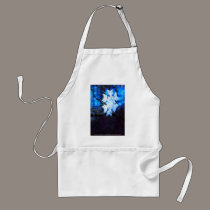 snowflake in blue aprons