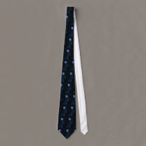 snowflake in blue ties