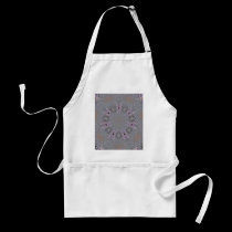Snowflake In Lavendar Apron aprons