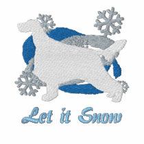 Snowflake Irish Setter Embroidered Shirt Sweatsht embroidered shirts