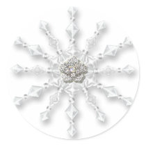 Snowflake Jewel Sticker