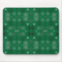 Snowflake Jumble Holiday Pattern Mousepad mousepads