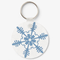 Snowflake keychains