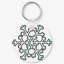 Snowflake keychains