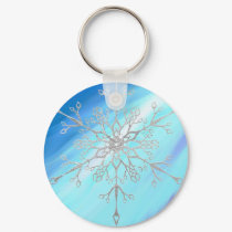 Snowflake keychains by Flynn_the_Cat Snowflake keychains