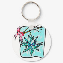 Snowflake keychains