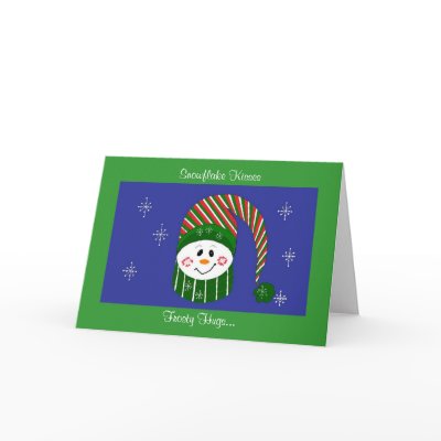 Snowflake Kisses - Christmas card by seashell2
