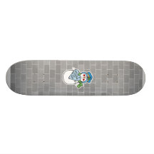 snowflake like home snowman custom skate board