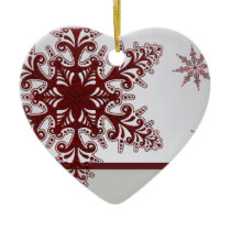 Snowflake Love Ornament ornaments