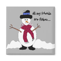 Snowflake magnet