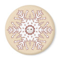 Snowflake magnets by savexmasnow Snowflake magnets