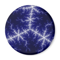 Snowflake Magnet by JamesOakley Snowflake Magnet