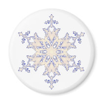 Snowflake magnets