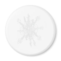 snowflake magnets by digitalmagic snowflake magnets
