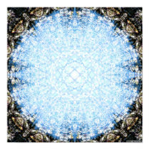 Snowflake Mandala 2 posters by hen2busi Snowflake Mandala 2 posters