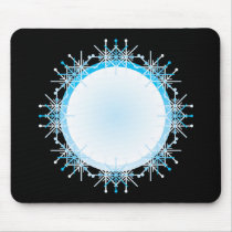 Snowflake Mandala mousepads