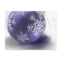 Snowflake Ornament postcards