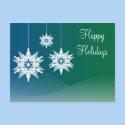 Snowflake Ornaments Christmas Holiday Postcards