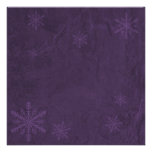 Snowflake Paper 4 - Dark Purple Invites