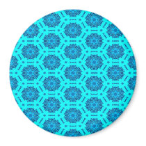 Snowflake pattern Magnet by Rajee1 Snowflake pattern Magnet