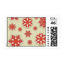 Snowflake Pattern postage