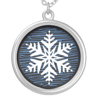 Snowflake Pendant Necklace necklace