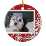 Snowflake Photo Frame For Christmas Ornament