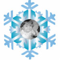 Snowflake Photo Personalized Christmas Ornament photo sculptures