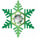 Snowflake Photo Personalized Christmas Ornament photo sculptures