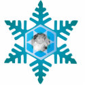 Snowflake Photo Personalized Christmas Ornament photo sculptures