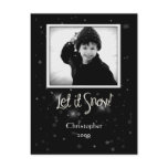 Snowflake Photo Postcard