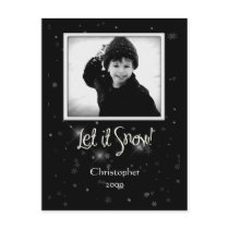 Snowflake Photo Postcard