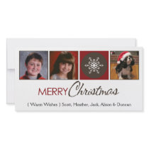 Snowflake photo cards by EverAfter Snowflake photo cards