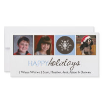 Snowflake photo cards by EverAfter Snowflake photo cards
