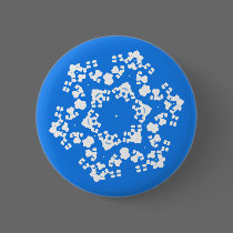 Snowflake Pin buttons
