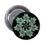 snowflake pinback button