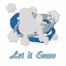 Snowflake Poodle Embroidered Shirt embroidered shirts by MenagerieMayhem Snowflake Poodle Embroidered Shirt embroidered shirts