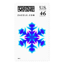 Snowflake Postage Stamp