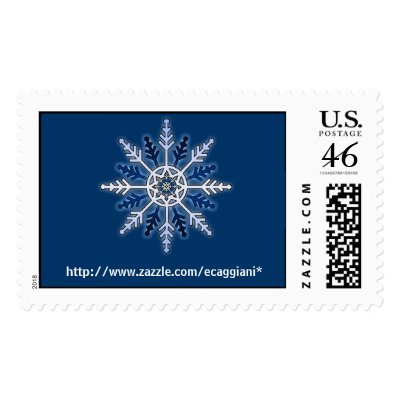 Snowflake Postage postage