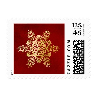 Snowflake postage