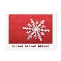 Snowflake Postcard