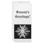 Snowflake Rack Card