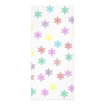 Snowflake Rack Card